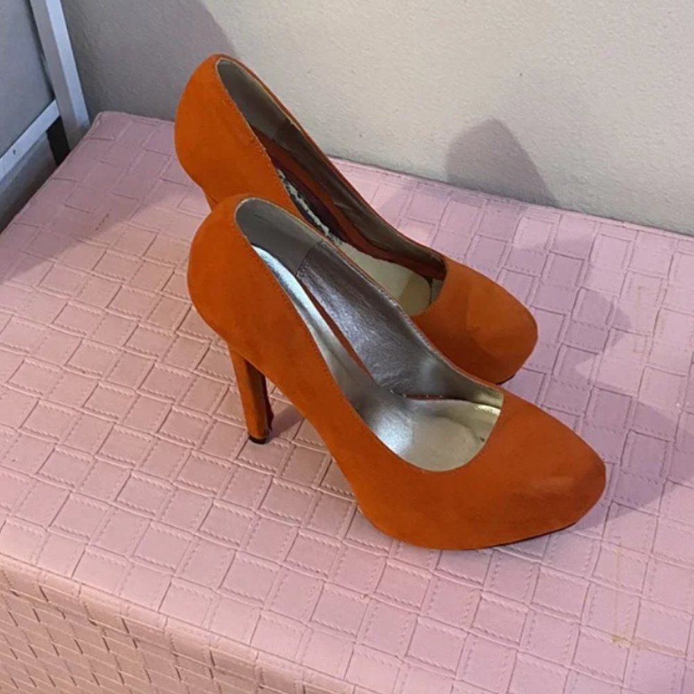 Orange Charlotte Russe Heels